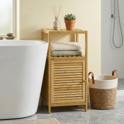 Kylpyhuonekaappi bambusta 33 x 36,5 x 67 cm, luonnonpuu