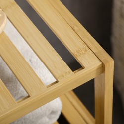 Kylpyhuonekaappi bambusta 33 x 36,5 x 67 cm, luonnonpuu