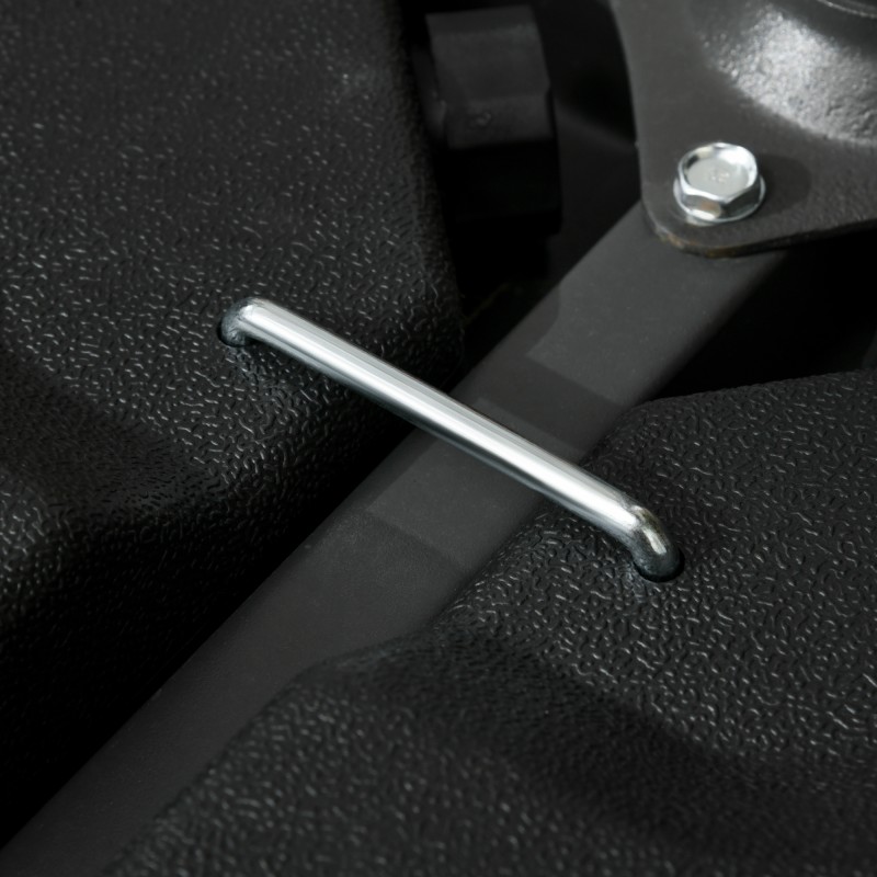 Aurinkovarjon ristijalan painosarja, täytettävä vesi/hiekka, muovi, 4 osaa, 103 x 103 x 8,3 cm, musta