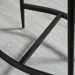 Baarijakkara 2 kpl, mikrokuituistuin, teräsrunko, 120 kg, harmaa/musta