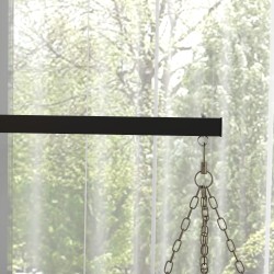 Nyrkkeilysäkin seinäteline, 9 säädettävää kulmaa, teräs, kantavuus 100 kg, musta