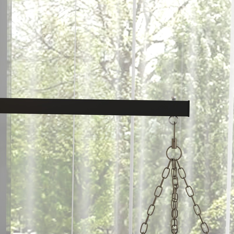 Nyrkkeilysäkin seinäteline, 9 säädettävää kulmaa, teräs, kantavuus 100 kg, musta