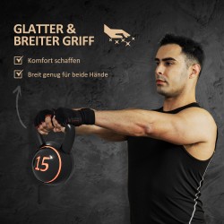 Kahvakuulasetti kotitreeniin 3 kpl 2,2/4,5/6,8 kg muovi musta