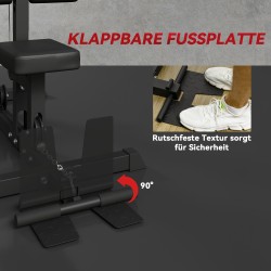 Vetolaite kotikäyttöön ylä- ja alataljaharjoituksiin, teräs/keinonahka, enint. 50 kg, musta