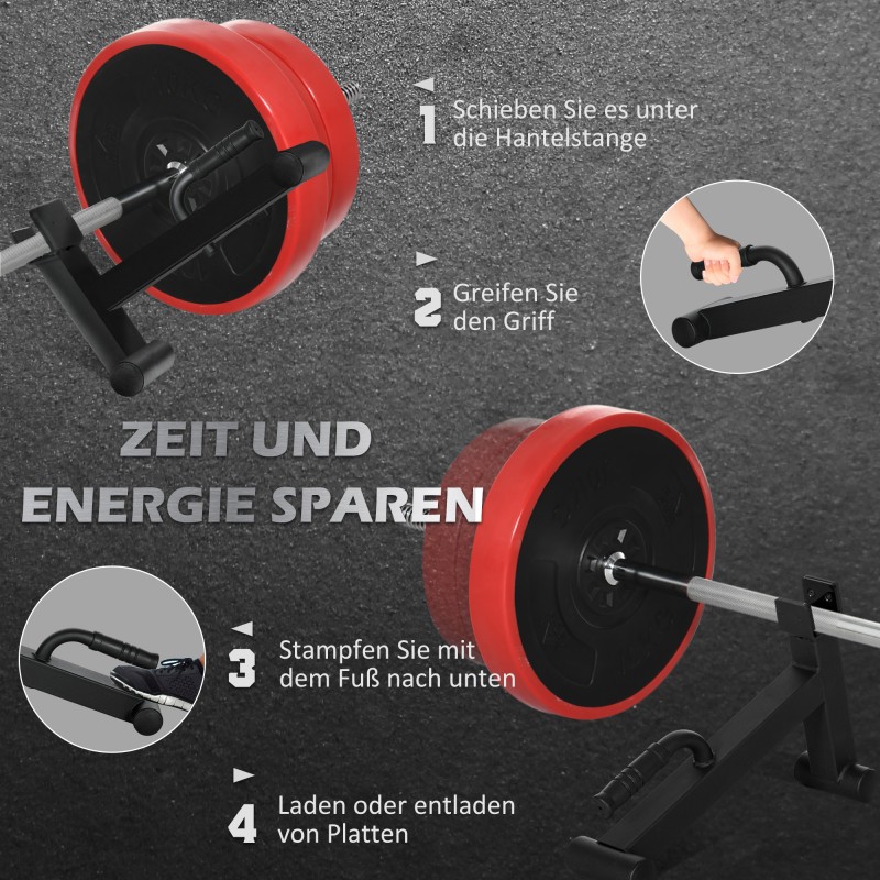 Tankonostin maastavetoon, terästä, maks. 200 kg, 50 x 12 x 33 cm, musta