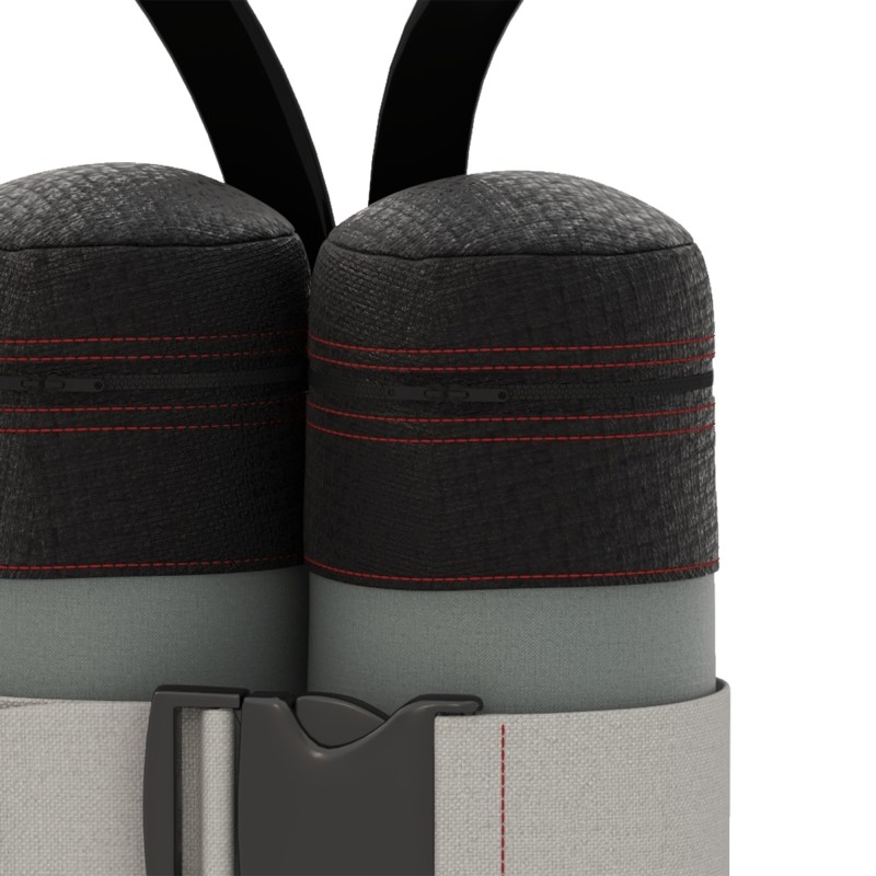 Hiekkapussit paviljongille ja teltalle 4 kpl, täytettävä 12 kg, säänkestävä 1680D polyesteri, musta