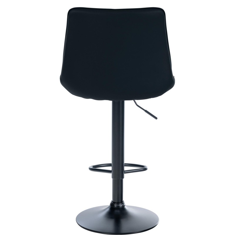 Moderni korkeussäädettävä keinonahkainen baarituoli metallirungolla