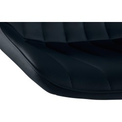 Moderni korkeussäädettävä keinonahkainen baarituoli metallirungolla