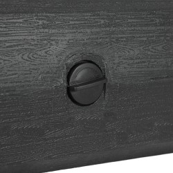 Täytettävä pihavarjon jalusta 40 kg, HDPE-muovi ja teräs, 49x49 cm, musta