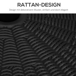 Täytettävä varjonjalka ulkokäyttöön HDPE/teräs Ø51 x 36 cm musta