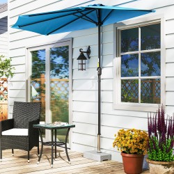 Pihavarjon jalusta 25 kg graniittia, parvekkeelle ja terassille, 32/38/48 mm, harmaa