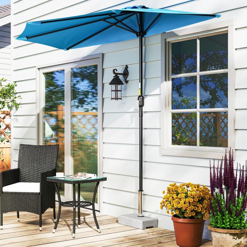 Pihavarjon jalusta 25 kg graniittia, parvekkeelle ja terassille, 32/38/48 mm, harmaa