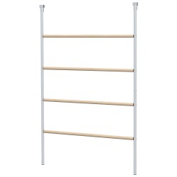 Kanojen orsirakenne 4 6 kanalle 4 puuorsipuuta galvanoitu teräs 140 x 86 cm ulkokäyttöön