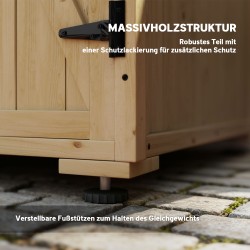 Ulkosäilytyskaappi puutarhaan, kuusipuu, säänkestävä, 77,5 x 88 x 90 cm, tummanharmaa