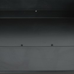 Hiiligrilli grillivaunu kahdella grilliritilällä metallia 113 x 53,5 x 82,5 cm musta