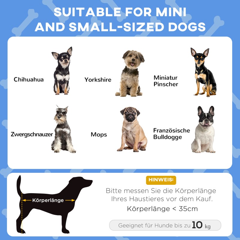 Koiran ulkosänky katoksella, korotettu verkkopeti, 61 x 46 x 63 cm, tummansininen