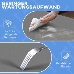 Koiransänky pienille koirille, taittuva ja korotettu teräsrunko, 71x58x20 cm, harmaa, max 10 kg