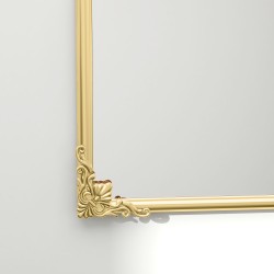 Seinäpeili barokkityylinen lasi/metalli/MDF 60 x 3 x 87 cm kultasävy