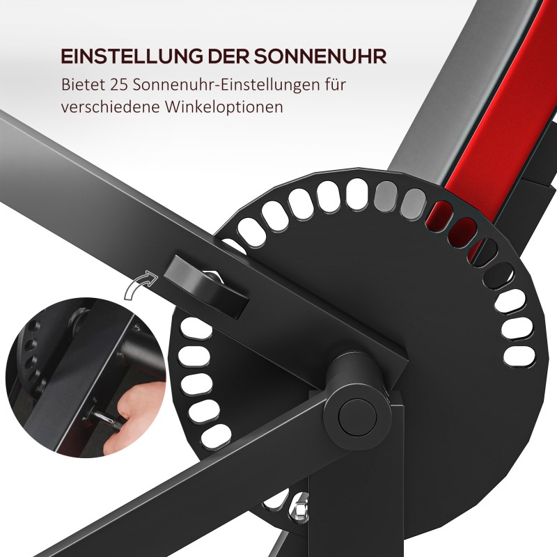 Hauis- ja ojentajalaite kotisalille, teräs ja keinonahka, säädettävä, musta