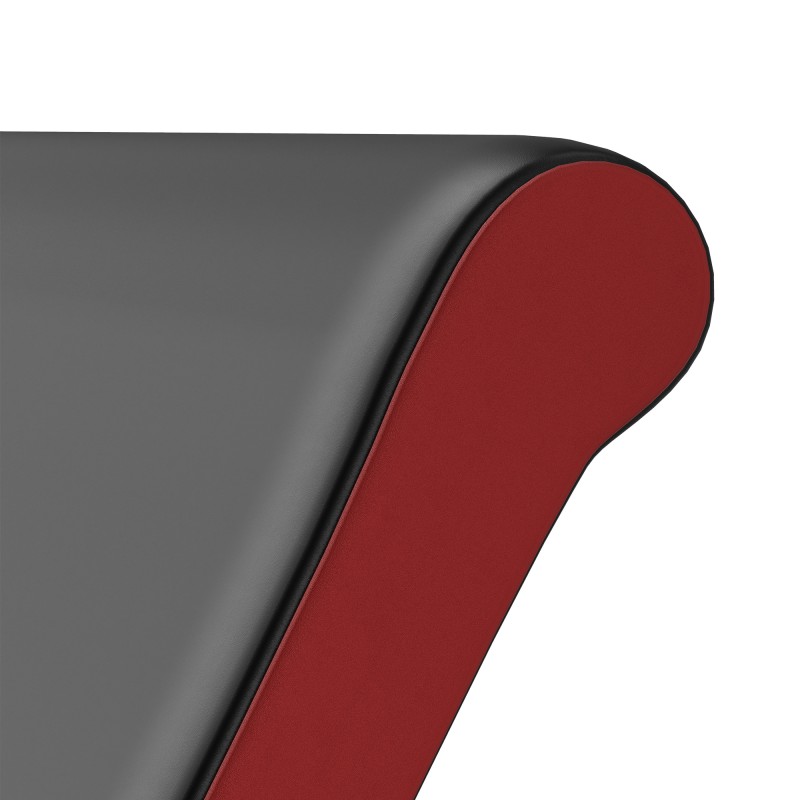 Hauis- ja ojentajalaite kotisalille, teräs ja keinonahka, säädettävä, musta