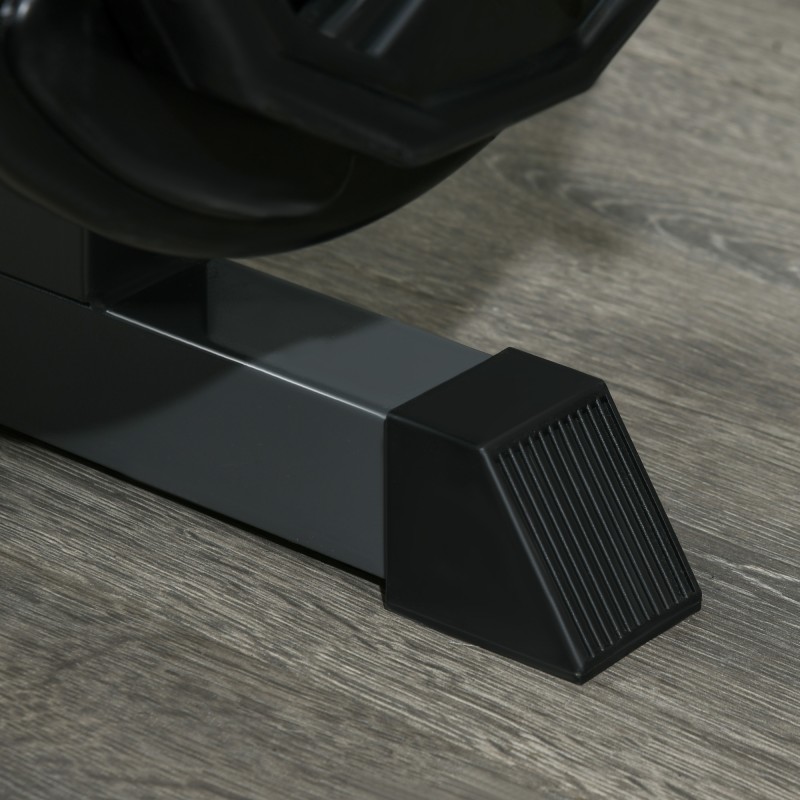 Jalkojen ojennus- ja koukistuslaite kotiin, 32 asentoa, säädettävä selkänoja, teräs, harmaa/musta