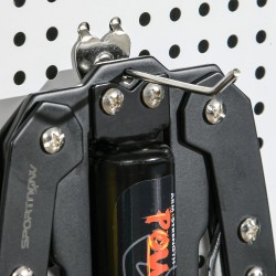 Säädettävä hydraulinen käsitreeni­laite 10–200 kg ylävartalon voimaharjoitteluun, musta/punainen