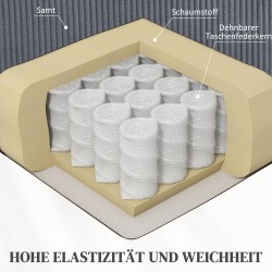 Sähköinen nousuavusteinen lepotuoli, vakosamettipäällyste, USB-käsiohjain, tummanharmaa