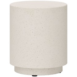 Sivupöytä betonimainen anorganinen mineraalijauhe 37 x 37 x 43 cm harmaa