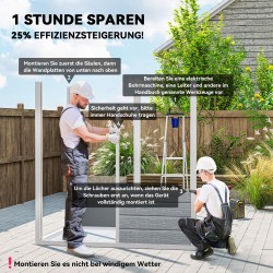 Pihavarasto muovi/alumiini 1,9 m² harjakatto lattialla 182 x 121 x 200 cm harmaa lukittava ovi