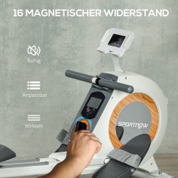 Soutulaite kotikäyttöön, magneettivastus 16 tasoa, LCD-näyttö, puhelin- ja tablettiteline, 150 kg