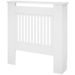 Patterinsuojus hyllytasolla MDF ja lastulevy 79 x 19 x 81 cm valkoinen