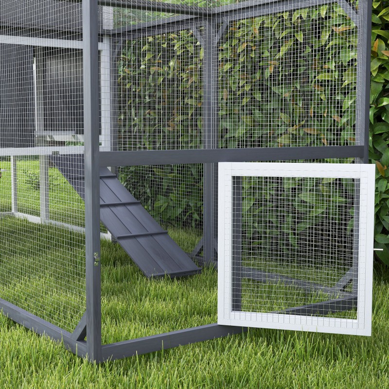 Kanala 3–4 kanalle, kuusipuu, ulkotarhalla, 1,9 m², harmaa