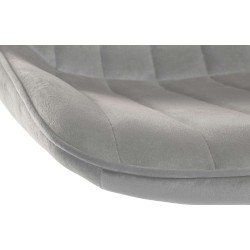 Moderni säädettävä baarijakkara samettipäällisellä ja selkänojalla