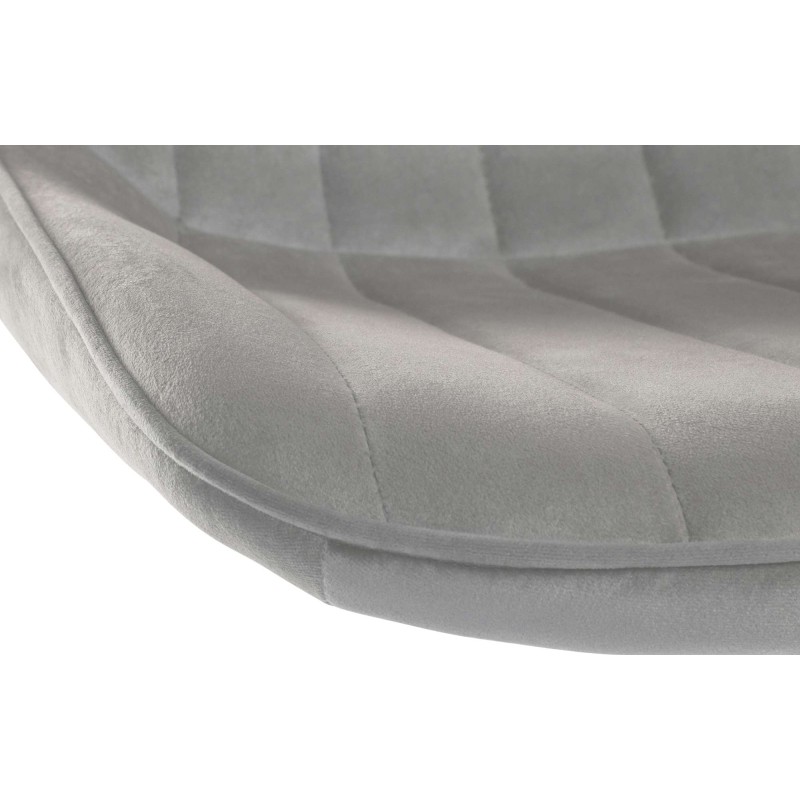 Moderni säädettävä baarijakkara samettipäällisellä ja selkänojalla