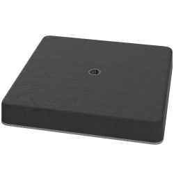 Aurinkovarjon jalustan lisäpainot täytettävä muovi 4 osaa 89 x 89 x 10 5 cm musta