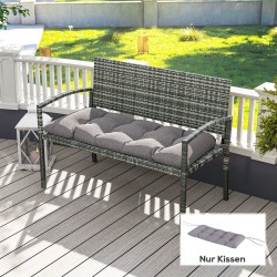 Penkin istuintyyny ulkokäyttöön polyesteri 105 x 46 x 12,5 cm harmaa