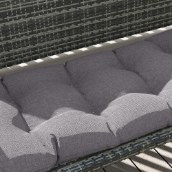 Penkin istuintyyny ulkokäyttöön polyesteri 105 x 46 x 12,5 cm harmaa