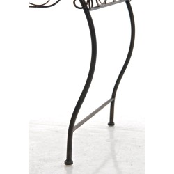 Zarina nostalginen rautapöytä terassille ja puutarhaan antiikkipatinalla