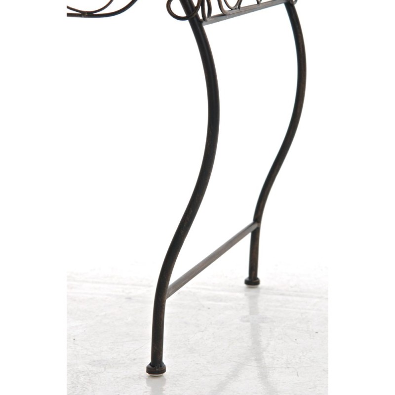 Zarina nostalginen rautapöytä terassille ja puutarhaan antiikkipatinalla