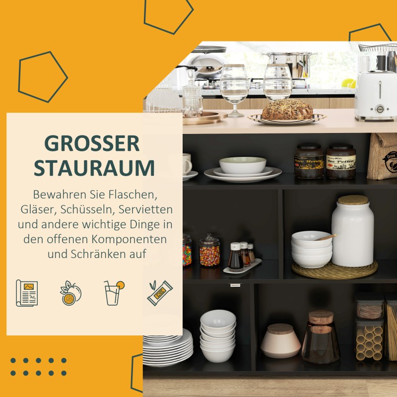 Baaripöytäsarja 3-osainen, kääntyvä pöytälevy, lastulevy, 116 x 70 x 89,5 cm, musta/tammi