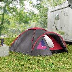 Retkiteltta 2 hengelle, vesitiivis 3000 mm ja UV-suoja UPF50+, harmaa