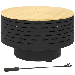 3 in 1 tulisija ulkokäyttöön ruostumaton teräs 60 x 39 cm hiilenharmaa