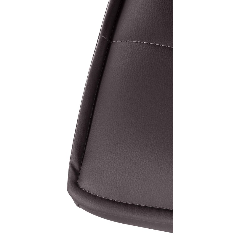 Moderni säädettävä baarijakkara keinonahkaverhoilulla ja korkealla selkänojalla