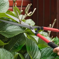 Puutarhaleikkurisetti 3-osainen, pensassakset oksaleikkuri käsisakset, terästerät, punainen/musta