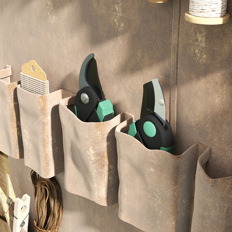 Puutarhasakset setti 2 kpl, metalli, ohitus- ja alasleikkaavat, vihreä/musta