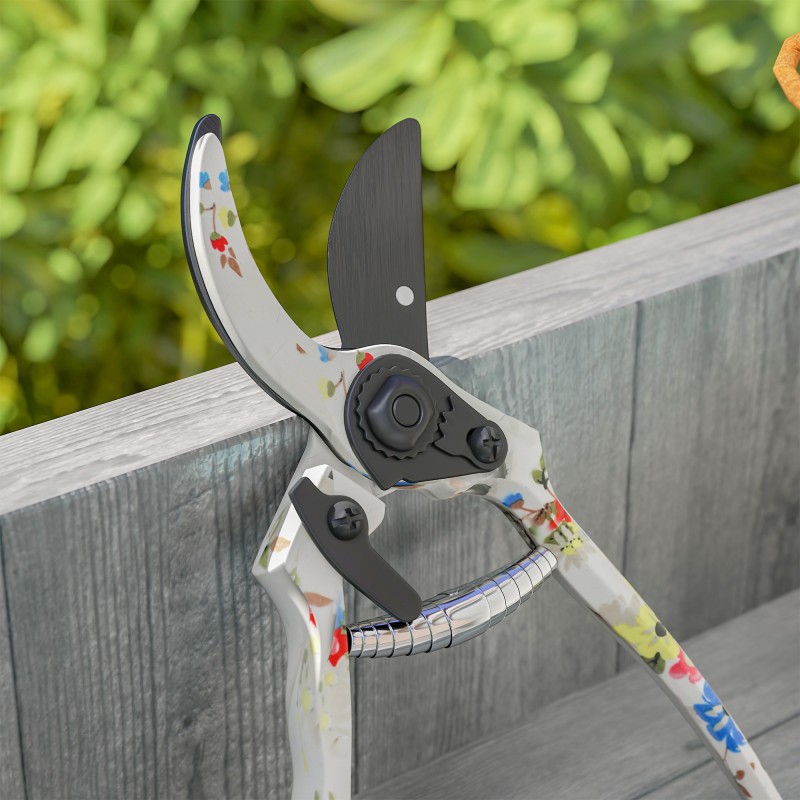 Puutarhatyökalusetti 3 osaa, istutuslapio, käsiharava ja oksasakset, alumiini, monivärinen