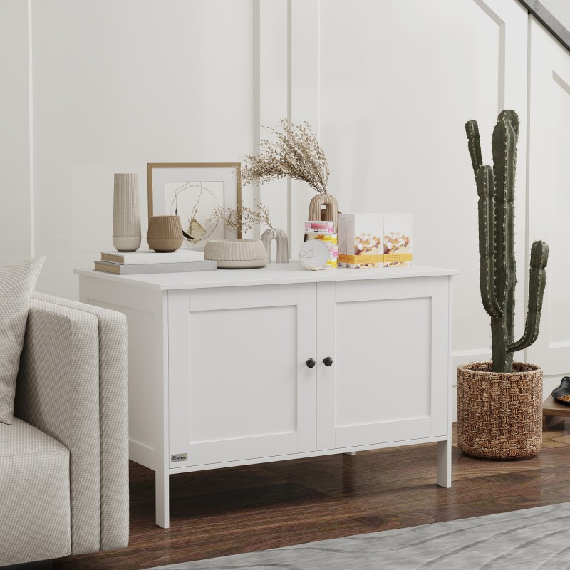 Kissan wc -kaappi / kissanvessa kaappi MDF 80 x 51 x 54 cm valkoinen