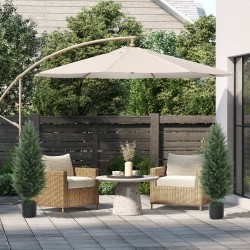 Keinotekoinen sypressi ruukussa 90 cm, UV-kestävä, 2 kpl, vihreä