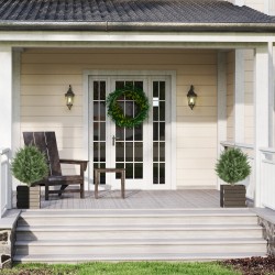 Tekokasvi sypressi UV-suojattu Ø40 x 60 cm 2 kpl vihreä