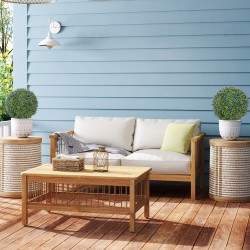 Tekolaventeli maapiikillä ulko- ja sisäkäyttöön, UV-suojattu, 2 kpl, Ø40 x 60 cm, lila-vihreä